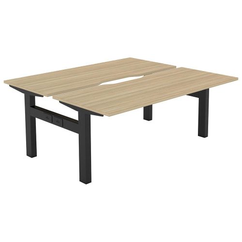 Altura Fixed Height Back-to-Back 2P Workstation