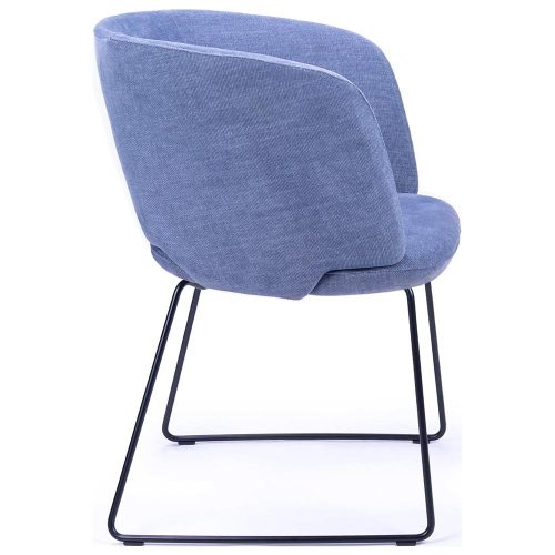 Elise Tub Chair with Sled Base