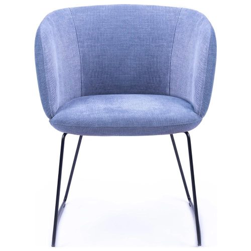 Elise Tub Chair with Sled Base