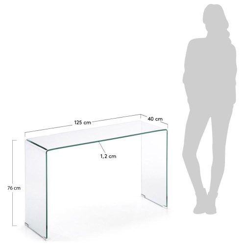 Bedarra Glass Console Table