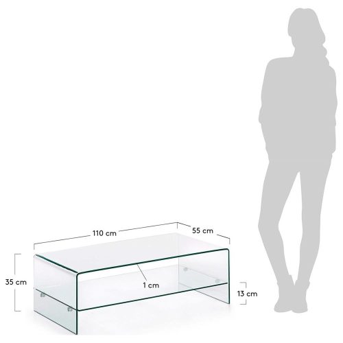 Bedarra Deluxe Glass Coffee Table