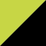Black with Green Back