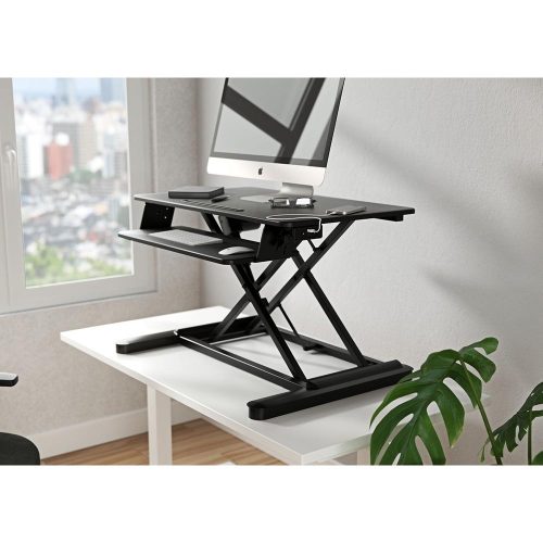 Bob Electric Desktop Sit to Stand Monitor Stand