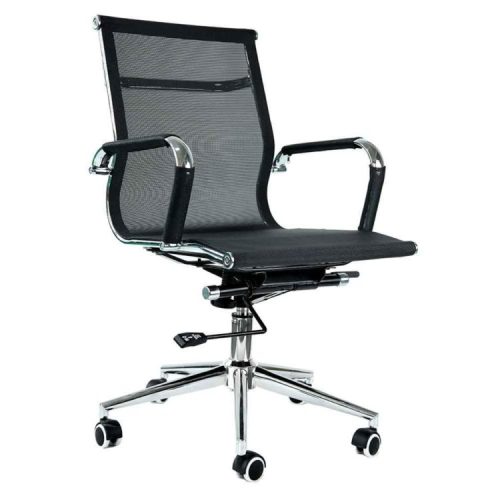 Charter Medium Back Mesh Boardroom Chair (Set of 2)