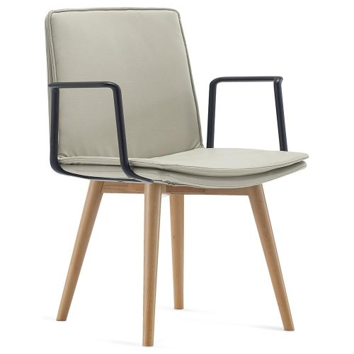 Lira Timber Leg Visitor Chair