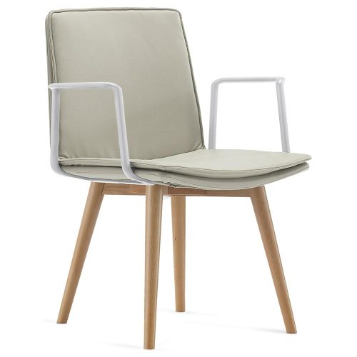 Lira Timber Leg Visitor Chair