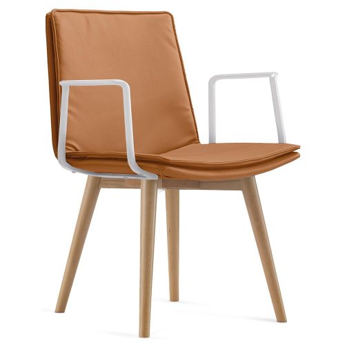 Lira Timber Leg Visitor Chair