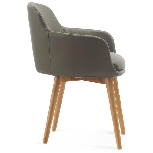 Melra Timber Leg Visitor Chair