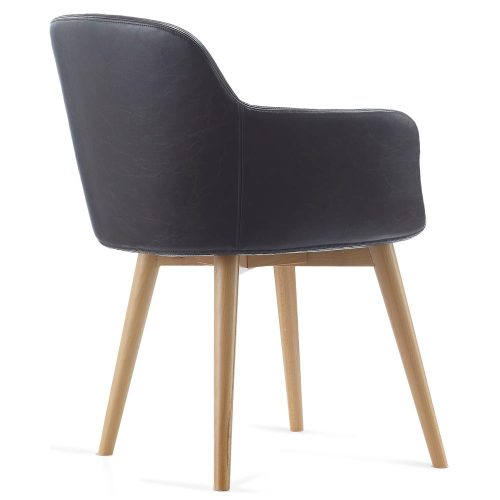 Melra Timber Leg Visitor Chair